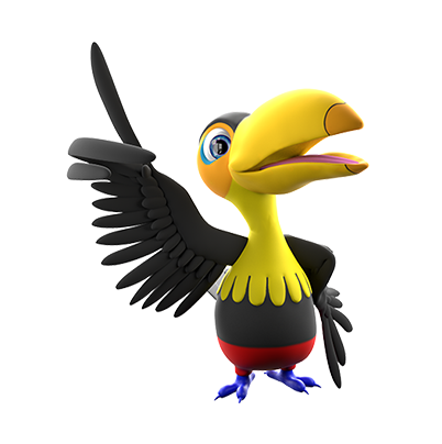Our Character Page Toucan